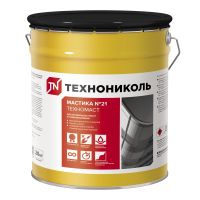 Мастика кровельная ТЕХНОНИКОЛЬ №21 (Техномаст), ведро 20 кг