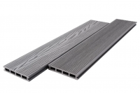 Террасная доска T-DECKS PREMIUM 3D OPTIMA CLASSIC, БРАШИНГ (серый)