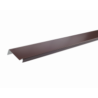 Планка примыкания полиэстер RAL 8017 коричневая, шт.