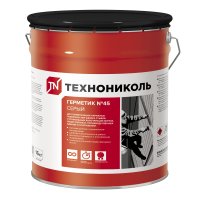 Герметик бутил-каучуковый Технониколь №45 (серый), ведро 16 кг