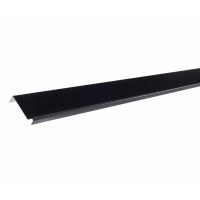 Планка примыкания полиэстер RAL 9005 черная, шт.