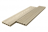 Террасная доска T-DECKS PREMIUM 3D OPTIMA CLASSIC, БРАШИНГ (слоновая кость)