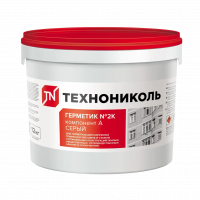 Герметик полиуретановый Технониколь двухкомпонентный 2К серый 12 кг