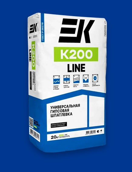 Шпатлевка из гипса K200 LINE EK