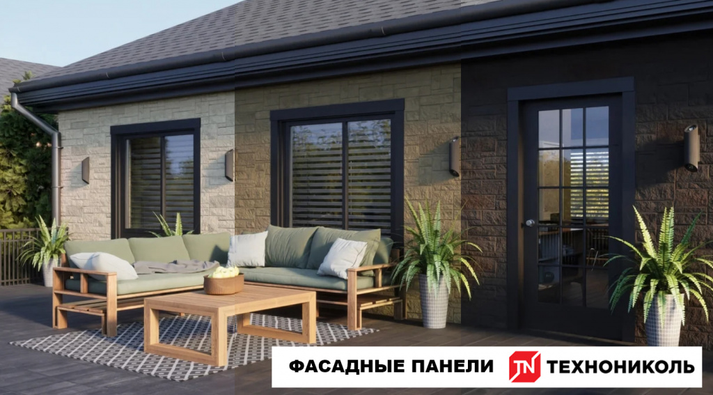 Фасадные панели от производителя ТЕХНОНИКОЛЬ 1