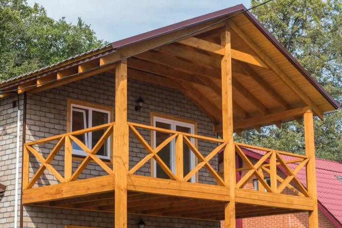 ТЕХНОНИКОЛЬ HAUBERK фасадная плитка, Камень Травертин (2,2 кв.м.)