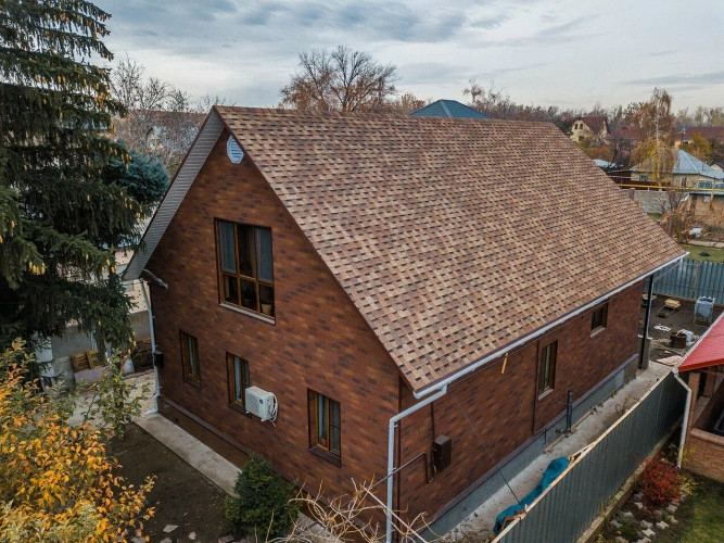 ТЕХНОНИКОЛЬ HAUBERK фасадная плитка, Кирпич​ Терракотовый (2 кв.м.)