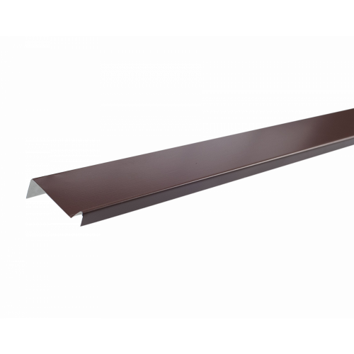 Планка примыкания полиэстер RAL 8017 коричневая, шт.