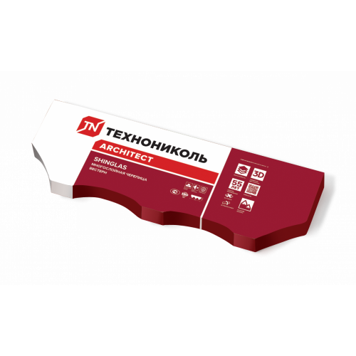 ТЕХНОНИКОЛЬ SHINGLAS многослойная черепица, Вестерн, Каньон & 2S4X21-3429RUS