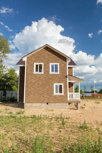 ТЕХНОНИКОЛЬ HAUBERK фасадная плитка, Кирпич​ Песчаный (2 кв.м.)