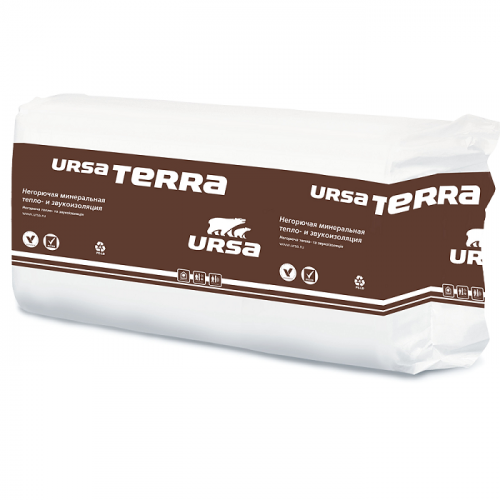Теплоизоляция Ursa Terra 37 PN 1250х610х100 мм 10 плит в упаковке