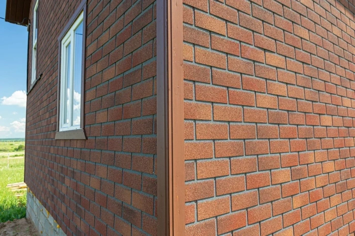ТЕХНОНИКОЛЬ HAUBERK фасадная плитка, Кирпич​ Терракотовый (2 кв.м.)