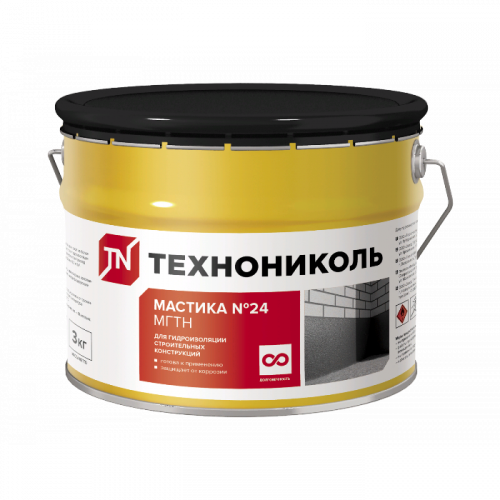 Мастика битумная Технониколь №24 МГТН 3 кг