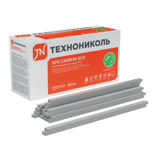 БРУСКИ XPS ТЕХНОНИКОЛЬ CARBON ECO 1180х50х50-L