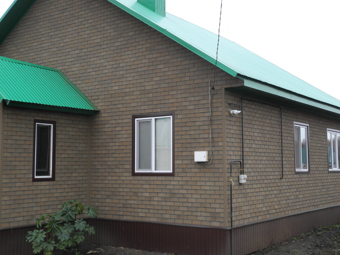 ТЕХНОНИКОЛЬ HAUBERK фасадная плитка, Кирпич​ Песчаный (2 кв.м.)