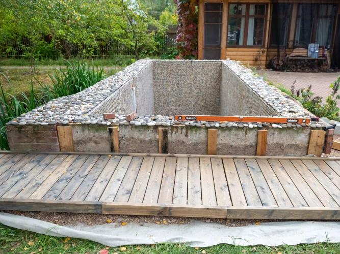 Бордюр для дачной дорожки из лиственницы 40×90×2000 мм, упаковка (в упаковке 2 шт)