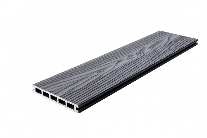 Террасная доска T-DECKS PREMIUM 3D LIGHT CLASSIC (серый)