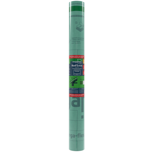 Влаго-ветрозащитная мембрана Megaflex Roof Extra диффузионная 35 м2