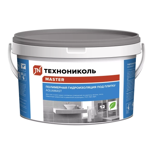 Гидроизоляция полимерная AquaMast, ведро 5 кг