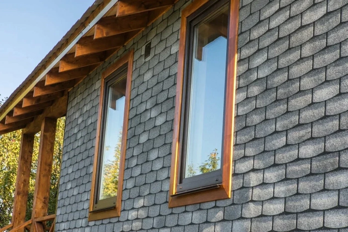 ТЕХНОНИКОЛЬ HAUBERK фасадная плитка, Камень Сланец (2,2 кв.м.)