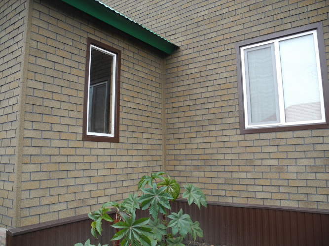 ТЕХНОНИКОЛЬ HAUBERK фасадная плитка, Кирпич​ Песчаный (2 кв.м.)
