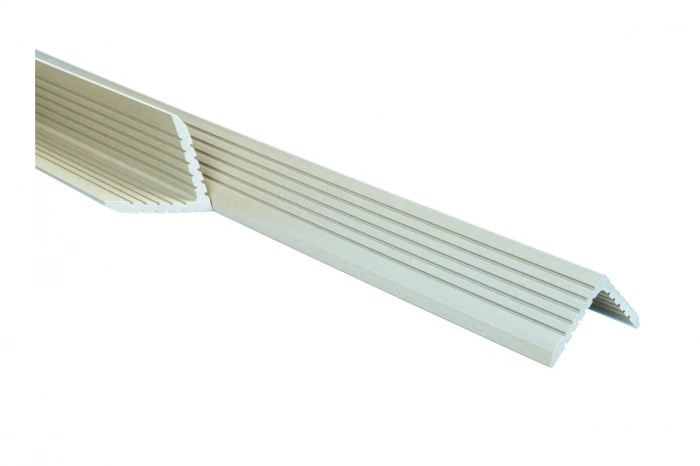Уголок торцевой ДПК T-Decks PREMIUM 3D 56x56 (слоновая кость)