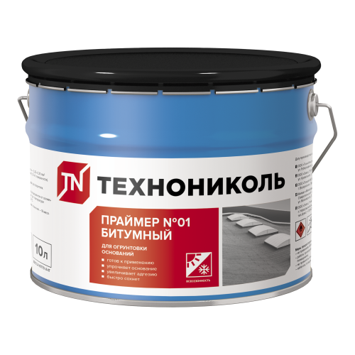 Праймер битумный ТЕХНОНИКОЛЬ № 01, ведро, 10л