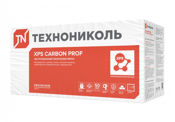 XPS ТЕХНОНИКОЛЬ CARBON PROF 1180х580х100-L