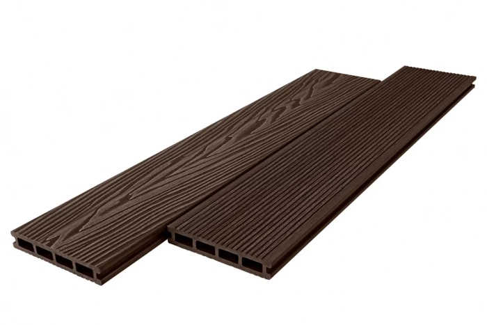 Террасная доска T-DECKS PREMIUM 3D OPTIMA CLASSIC, БРАШИНГ (венге)