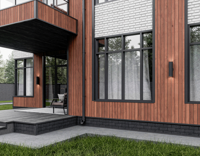 ТЕХНОНИКОЛЬ HAUBERK наличник оконный металлический LUX, Скандинавский