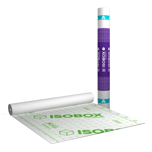 Ветро-влагозащитная пленка ISOBOX А+ (1,6 x 43,75 м)