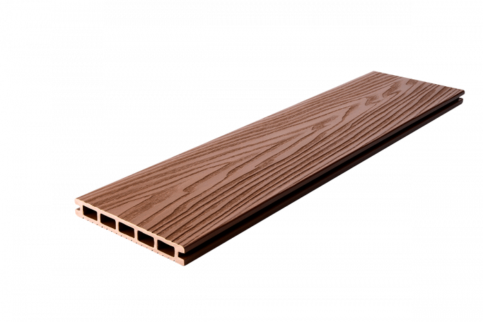 Террасная доска T-DECKS PREMIUM 3D LIGHT CLASSIC (орех)