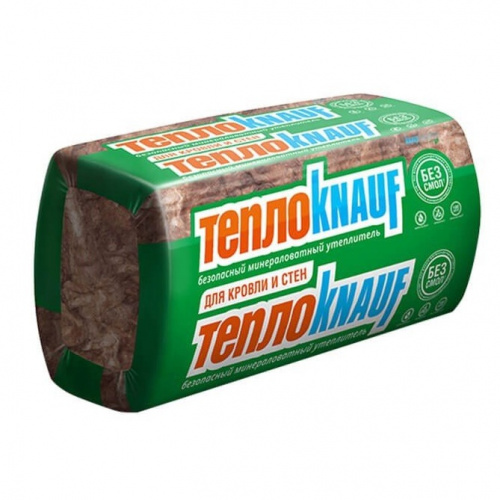 Теплоизоляция Knauf ТеплоKnauf Для кровли и стен 1230х610х100 мм 8 плит в упаковке
