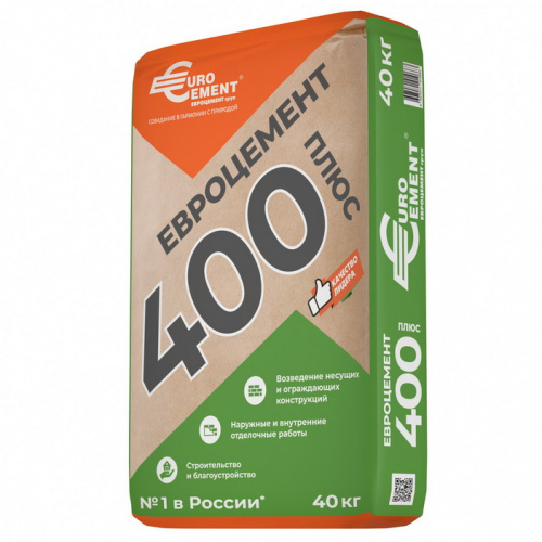 Портландцемент Евроцемент М-400 40 кг