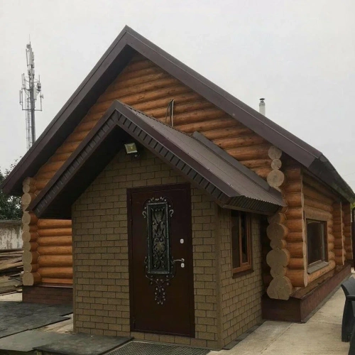 ТЕХНОНИКОЛЬ HAUBERK фасадная плитка, Кирпич​ Песчаный (2 кв.м.)