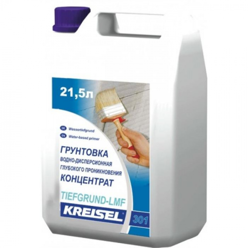 Грунтовка глубокого проникновения Kreisel 301 Tiefgrund LMF 21,5 л